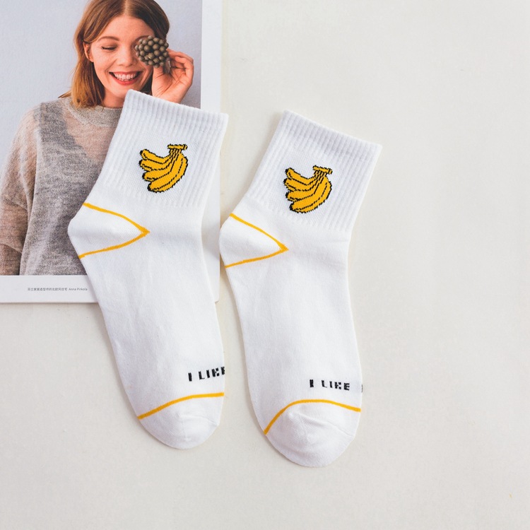 Women Funny Socks Casual Cotton Girls Socks